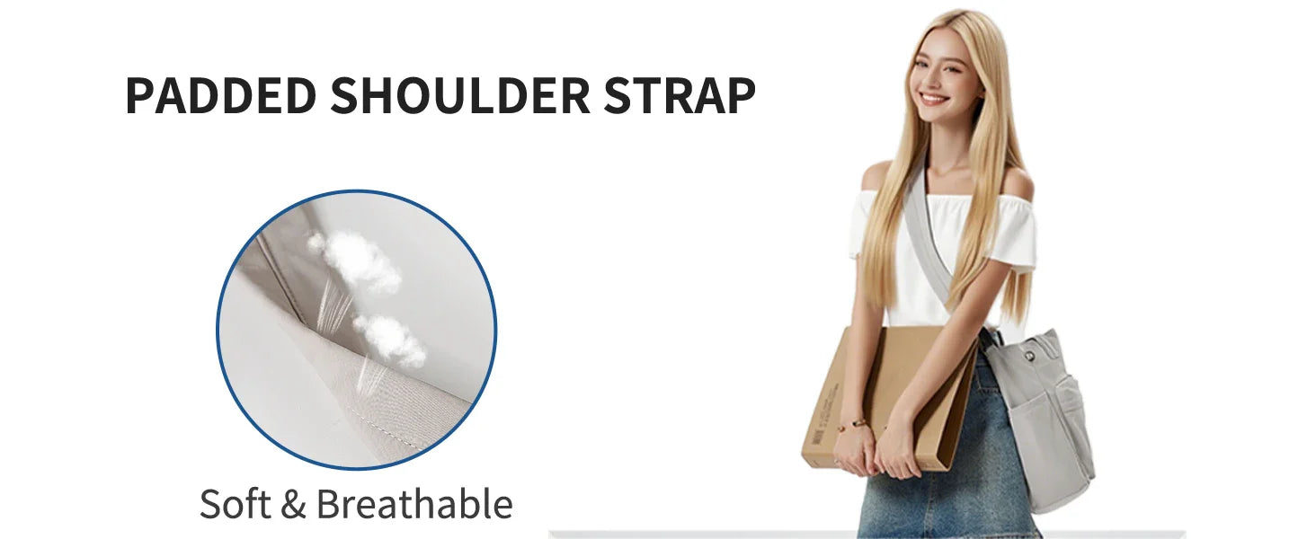 AJI Shoulder Bag For Women 2025 New Fashion Crossbody Bag Wear-Resistant Waterproof Nylon Female Handbags Ladies Messenger Bag