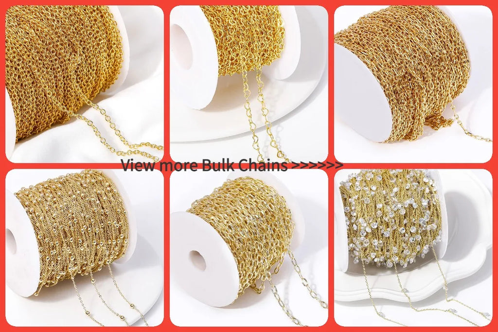 18K Gold Plated Split Rings Connecting Ring Brass Open Jump Rings Accessories For Jewelry DIY Jewelry Material Wholesale