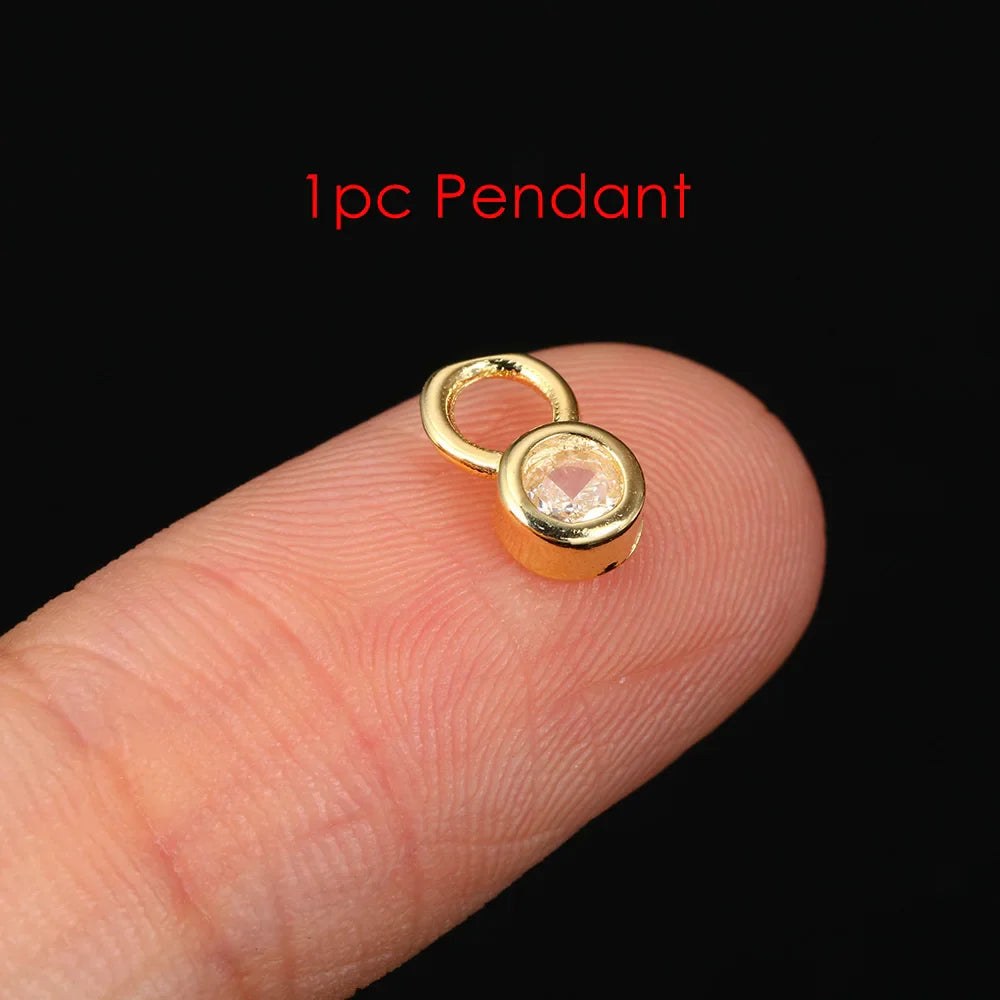 1PC Little Star Moon Snake Crystal Charms Pendant Helix Daith Earrings for Women Hanging Matching Piercing Lobe Tragus Jewelry