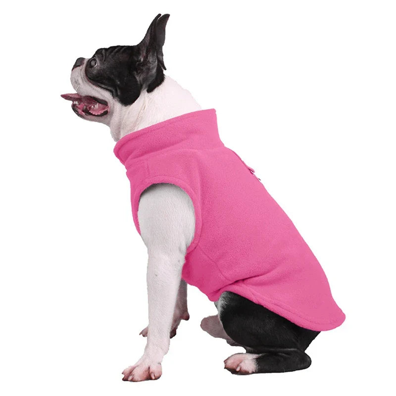 Autumn Winter Pet Dogs Clothes Fleece Warm Dogs Vest French Bulldog Coat Puppy For Small Dogs Chihuahua Pug Clothing