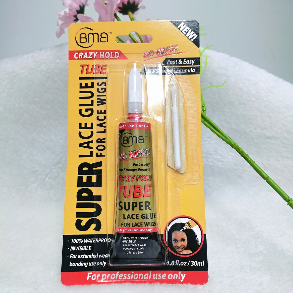 BMB Crazy Hold TUBE Super Lace Glue For Lace Wigs Waterproof Invisible Bonding Glue Replacement Adhesive Strong Hold Hair Glue