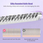 2025 New 2in1 Electric Razor for Women Painless Hair Removal Rechargeable Body Trimmer Underarm Mustache Epilator Shaver