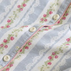 2025 Japanese New Women's Pajama Set 100% Cotton Gauze Long Sleeve Long Pants Two Piece Set Fresh and Sweet Thin Home Clothing