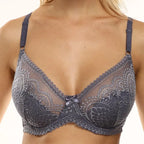 Beauwear B C Cup French Style Light Weight Women Lace Bra Breathable Back Closure Adjustable Strap Soft Deep V Thin Lingerie Top