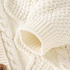 Baby Clothes Sets Cotton Knitted Newborn Boys Girl Sweater Long Sleeve +Pants Autumn Infant Children Cardigan +Shorts 0-18M 2PCS