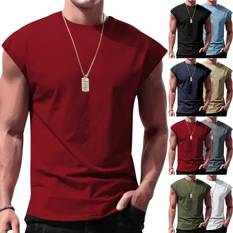 2024 men's casual sports breathable fast dry muscle vest