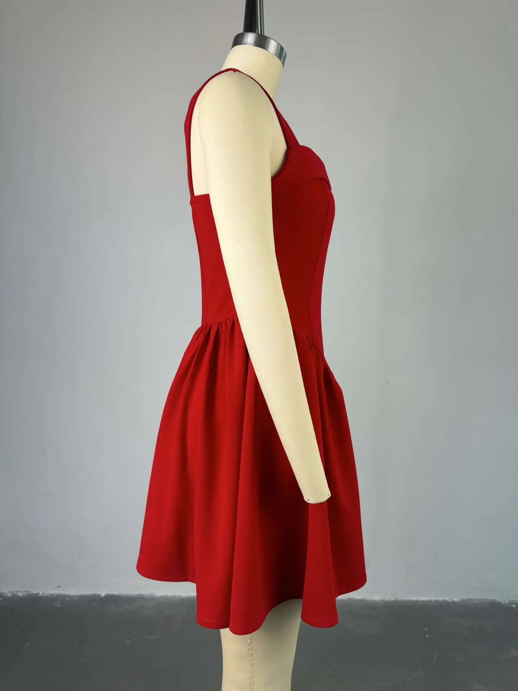 CM.YAYA Women Strapless Sleeveless Pleated Mini Dress 2025 Spring Sweet Sexy Birthday Evening Night Party Vestidos Dresses