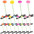 30 Pcs Accessories Mushroom Lemon Tree Hair Clip Women's Barrettes Hairclip Clips Small Plastic and Zinc Alloy