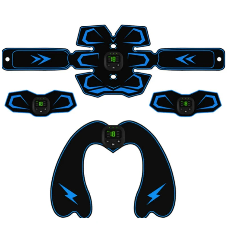 Abdominal Muscle Trainer Electric Press Simulator Massager ABS Smart Arm and Hip Abs Stimulating Belt