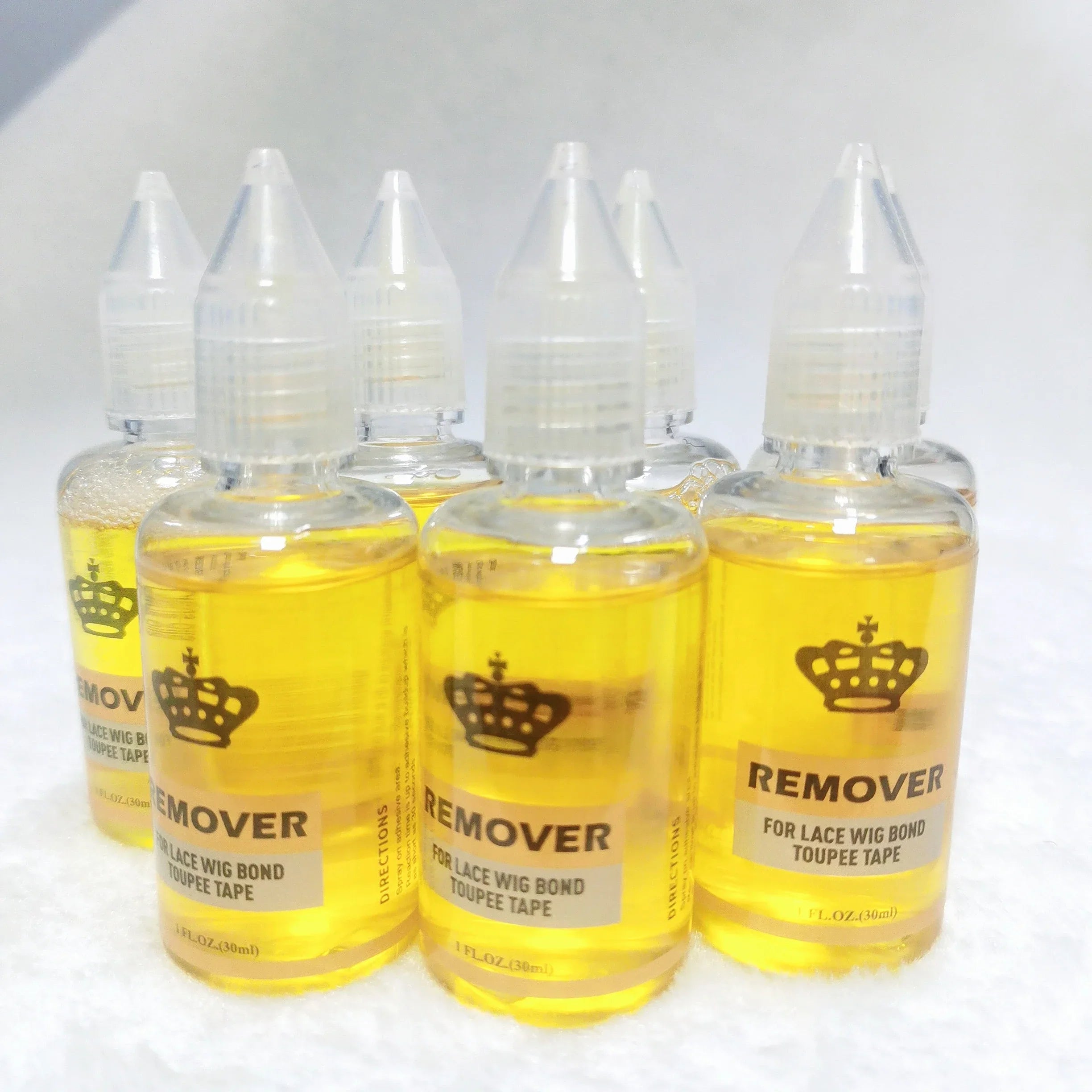 30ml Wig Glue Remover For Lace Wig/Toupee/Closure/Tape Hair Extension Clear Remover For Adhesive Tape Yellow Liquid Glue Remover