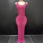 Diamonds Wedding Dress for Women Goddess Senior Photoshoot Props Homecoming Celebrate Birthday party dress New Year's Dress