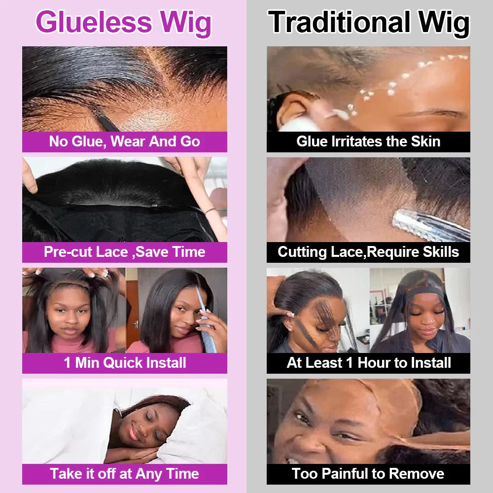 100% Human Hair Wig Glueless Braided Closure Hd Lace Frontal Wig Pre Cut Vietnamese Straight Short Bob Lace Front Wig for Women