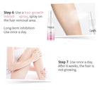 2 Minutes Fast Hair Removal Spray Painless Hair Growth Inhibitor Arm Armpit Leg Permanent Depilatory for Men Women Repair Care