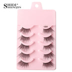 Half Fake Eyelashes 5/10 Half Lashes Soft Natural Cat Eye Lashes Makeup Tool Extension Fluffy Faux Cils maquiagem Half Lashes