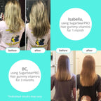 Bear Hair Vitamin Gummy Biotin 6000mcg Multivitamin Supplement Vegan Vitamin Hair, Skin & Nail Growth Gummies for Men & Women