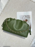 Brand Design Fashion High-grade Texture Leather Cloud Bag Luxury Ladies High Quality Cowhide  Shoulder Crossbody Bags For Women