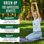 Chlorophyll Capsules 600mg - for Energy, Immunity, Skin & Internal Deodorant