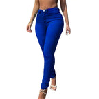 2022 Women Denim Pants Skinny Jeans For Woman 90s High Waist Push Up Women Pants High Street Elastic Pencil Pants Vaqueros Mujer