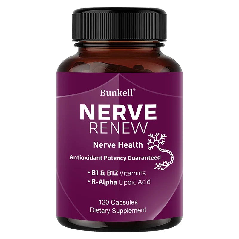 Advanced Neurological Support - 300 Mg Stabilized R-Lipoic Acid, Vitamin B Complex, Nervous System Health, Focus, Antioxidants