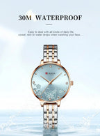 CURREN Brand Fashion Women Watches Stainless Steel Ultra Thin Quartz Watch Woman Romantic Clock Women's Watches Montre Femme