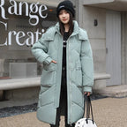 20 degrees Winter Women long Parkas Jackets Casual Hooded Thick Warm Windproof Parkas Coat Fashion Female outwear Long parkas