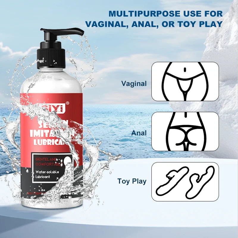 120ml/300ml Warming Water-Based Lubricant .Intimate Lube for Vaginal & Anal, Ideal for Toys and Couples Lubricant