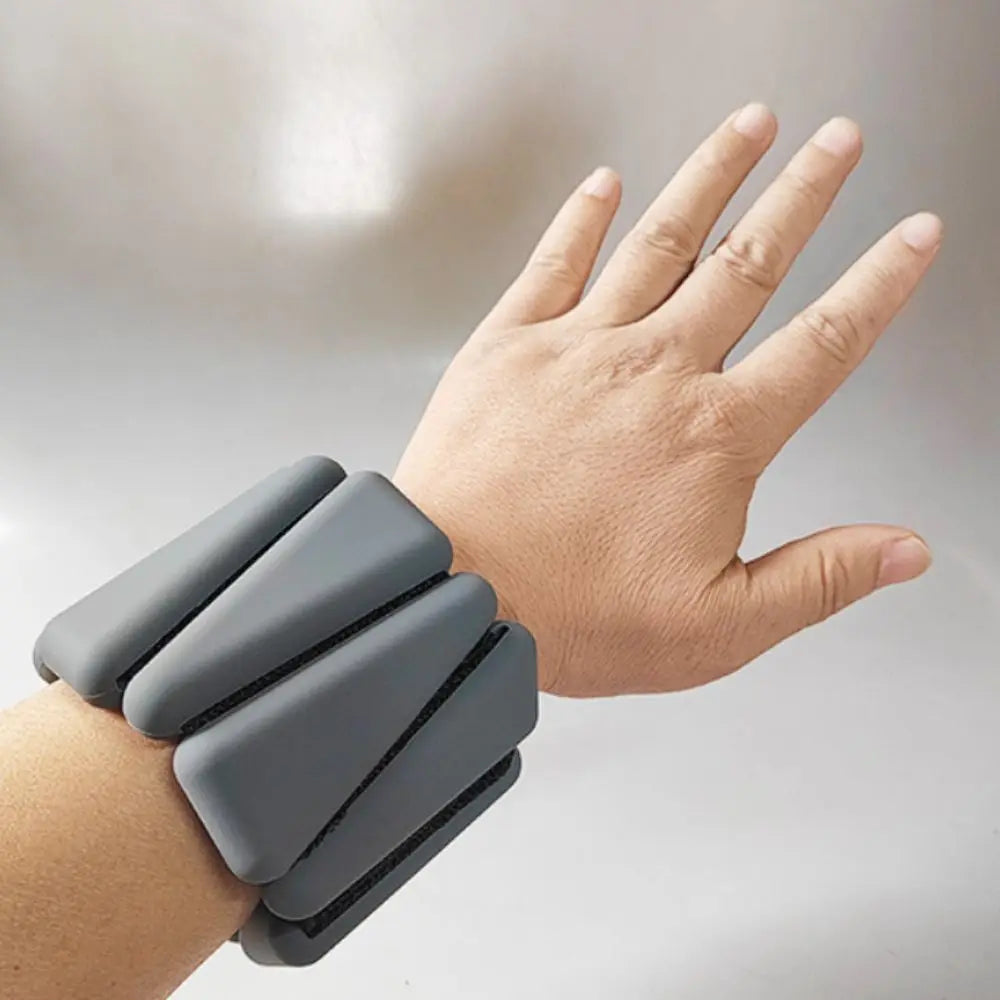 Adjustable Wrist Weight Bracelet Sweat-proof Silicone Weighted Wrist Strap Universal Skin Friendly