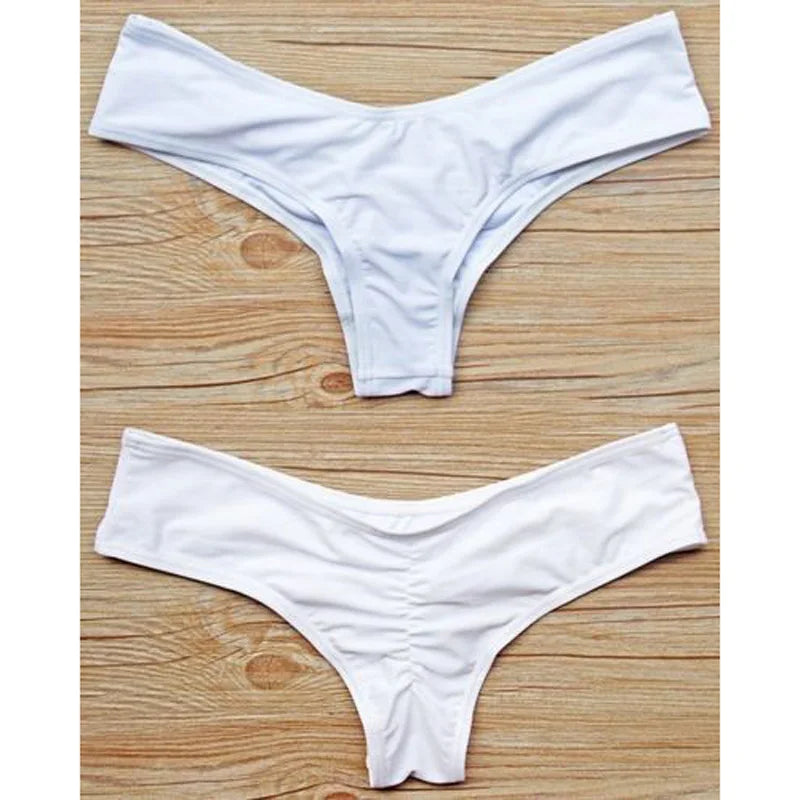 Bikinis Sexy Women Bikini Brazilian Cheeky Bottom Thong V Swimwear Swimsuit Panties Briefs 비키ë‹?Bikini Bottom купальник ビキãƒ?بيكين