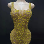 Diamonds Wedding Dress for Women Goddess Senior Photoshoot Props Homecoming Celebrate Birthday party dress New Year's Dress