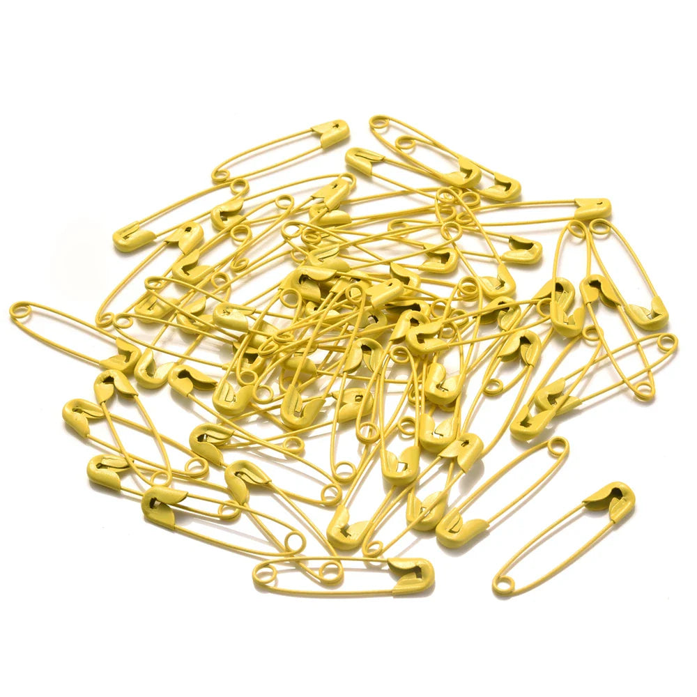 30pcs 6x30mm Colorful High Quality Safety Pins Paper Clip DIY Sewing Tools Metal Needles Large Safety Pin Brooch Accessories