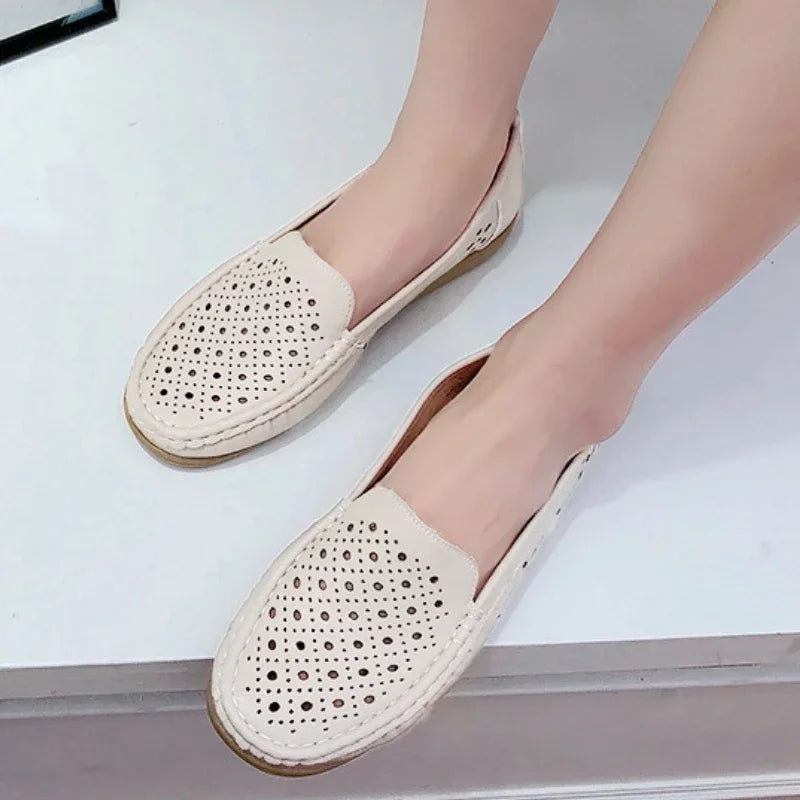 BCEBYL Summer New Fashion Round Toe Nurse Shoes Soft Sole Non-slip Sandals Flat Shoes Breathable Casual Sports Women's Shoes