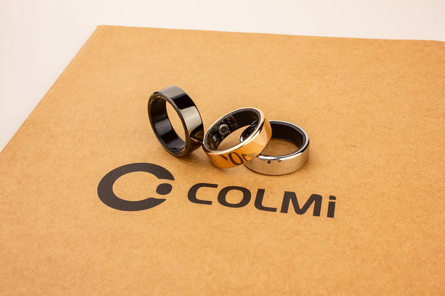 2024 COLMI R02 Smart Ring with Charging Case for Men Women, Battery Life, 39 Days, Health Monitor, 5ATM Waterproof