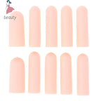 10 Pcs Silicone Finger Cot Gel Finger Protector Fingers Brace Support Gloves For Feneral toe / finger protection