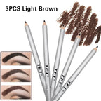 1/3pcs Eye Brow Pencil Waterproof Professional Women Eye Makeup Pen Easy Color Natural Black Brown Cosmetic Beauty Eyebrow Tool