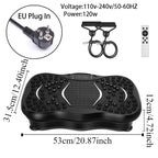 4D Vibration Fat Shaking Machine Music Multifunctional Vibration Platform Plate Mini Cardio Training Weight Loss Machine
