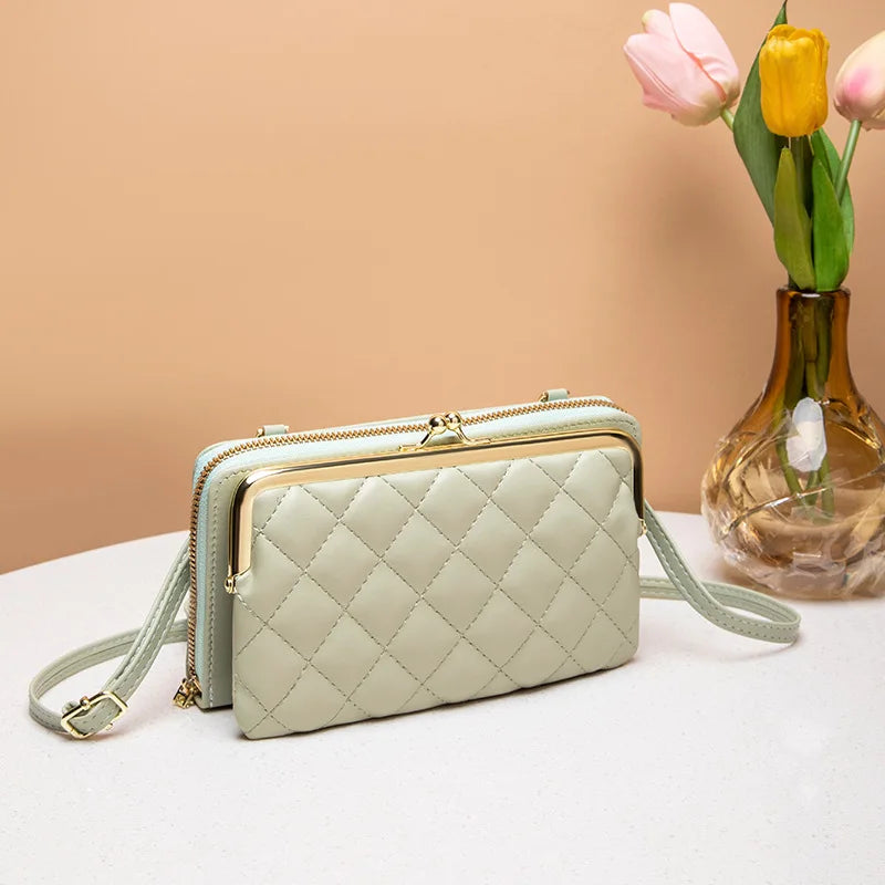 Bags for Women Trend PU Leather Handbags for Women Beige White Black Fashion Hand Bag Bolsas Para Mujeres Sac Phone Holder