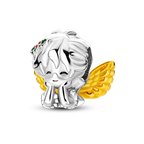 925 Silver Lucky Guardian Angel Dangle Beads Charm Women Fit Original Bracelet Necklace Original DIY Jewelry Making Gift