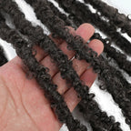 Butterfly Locs Crochet Hair 12 inch Handmade Butterfly Soft Locs Crochet Hair Extensions Synthetic Braiding Hair 12Strands/pack