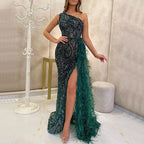 2025 New Women Sleeveless Sequin Long Evening Gown Elegant Bodycon Dress For Wedding Party Prom And Special Occasions
