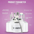 5 In 1 Vela V9 Body Shape Weight Loss Vacuum 80K Cavitation Slimming Roller Shaping Massage Skin Tightening Lifting Machine