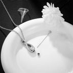 "Eternal Infinity Loop" Ashes Urn Pendant - Stainless Steel Cremation Jewelry for Human Ash Memorial