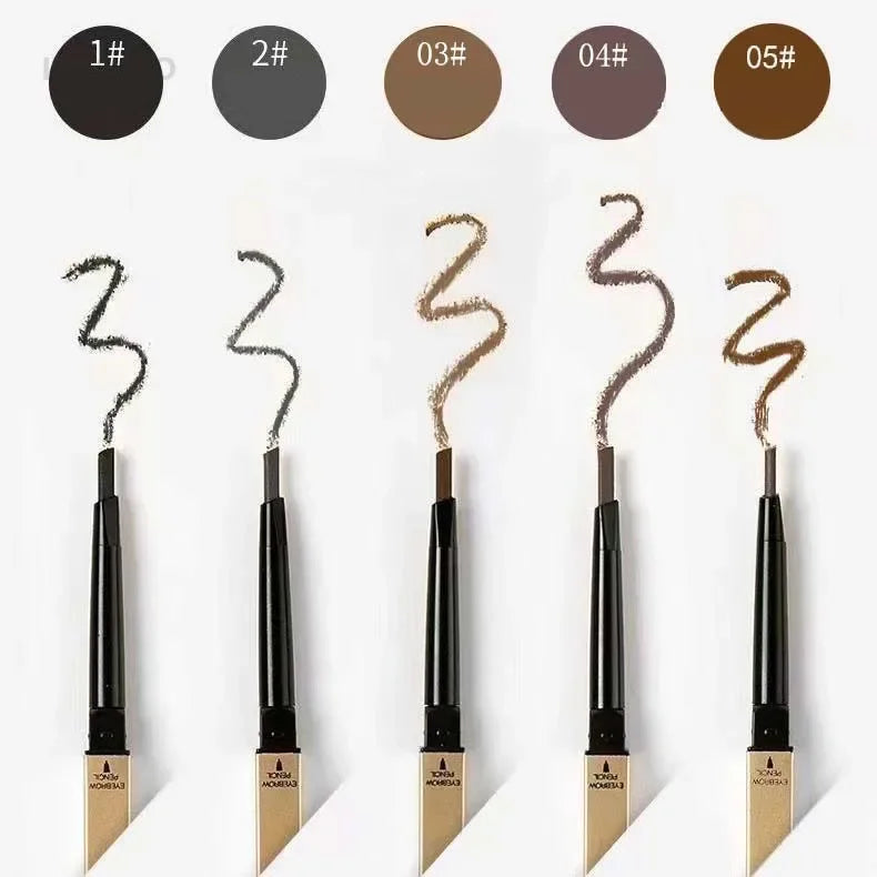 Double Head Eyebrow Pencil with Brush Waterproof Smooth 5 Colors Eye Brow Pen Tint Mascara Enhance Cosmetics Beauty Women Makeup