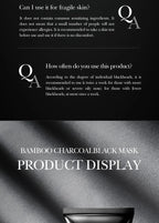 Blackhead Remover Mask Bamboo Charcoal Shrink Pores Acne Black Head Removal Cream Nose Cleansing Black Peel Off Masks Skin Care