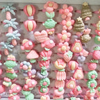 10pcs/lot Children's Cartoon Rings Candy Flower Animal Bow Shape Ring Set Mix Finger Jewellery Rings Kid Girls Toys Anillo