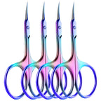 1/2/4Pcs Russian Cuticle Scissors Nipper Dead Skin Scissors Stainless Steel Manicure Pedicure Tools Nail Trimmer Clipper