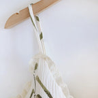 2025 Summer New Women's Two Piece Set of 100% Pure Cotton Crepe Cloth with Chest Cushion Sleepwear Sweet and Cute Home Fury