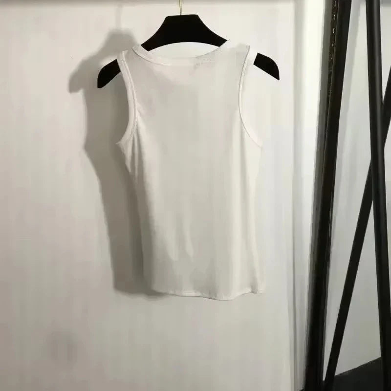 2025 Trending! Luxury French  Printed Vest - Comfort-Driven for Travel/Sports, Breathable Elegance Printed vest