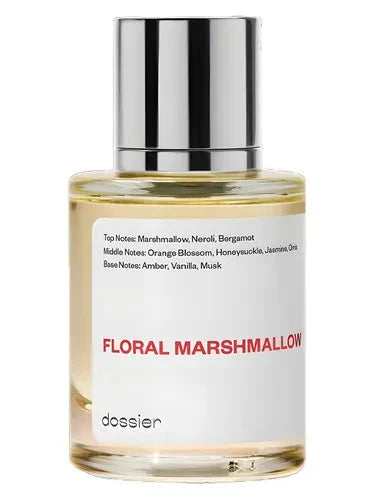 50ML Dossier Ambery Saffron Ambery Vanilla Floral Marshmallow Gourmand White Flowe Arabian Women's Perfume Birthday Present