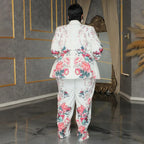 2 Piece Women Sets 2024 New Arrival Plus Size Autumn Winter Matching Two Pieces Sets Blazers Top Pants Suits Outfits Clothing