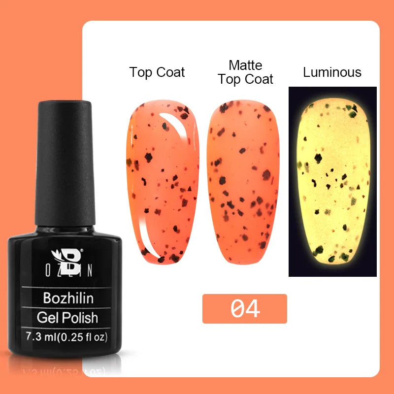 AWStorG15ml 2 IN 1 Crystal Top Coat Transparent Soak Off UV LED Nails Art Manicure Gel Nail Polish Varnishes Primer Function Gel